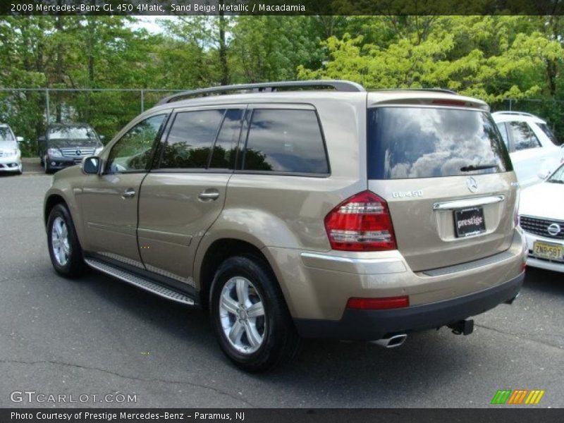 Sand Beige Metallic / Macadamia 2008 Mercedes-Benz GL 450 4Matic