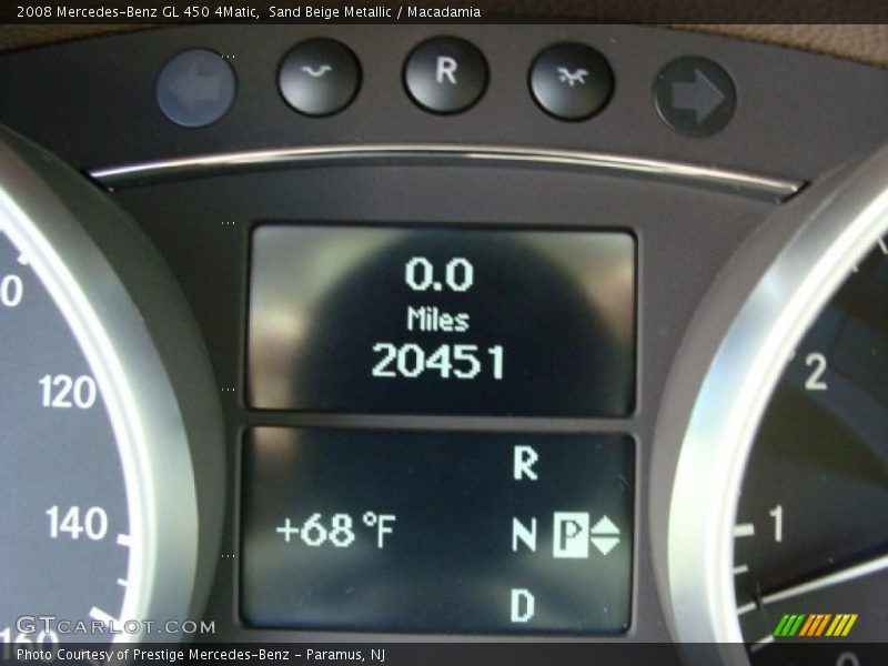 Sand Beige Metallic / Macadamia 2008 Mercedes-Benz GL 450 4Matic