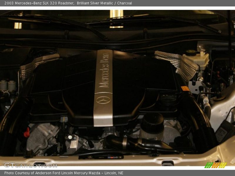 Brilliant Silver Metallic / Charcoal 2003 Mercedes-Benz SLK 320 Roadster