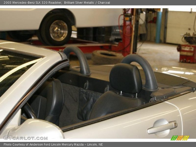 Brilliant Silver Metallic / Charcoal 2003 Mercedes-Benz SLK 320 Roadster
