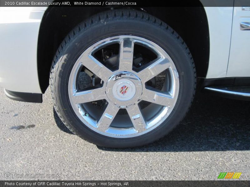 White Diamond / Cashmere/Cocoa 2010 Cadillac Escalade Luxury AWD