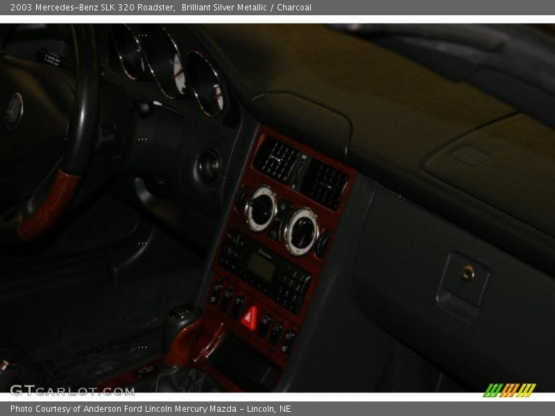 Brilliant Silver Metallic / Charcoal 2003 Mercedes-Benz SLK 320 Roadster