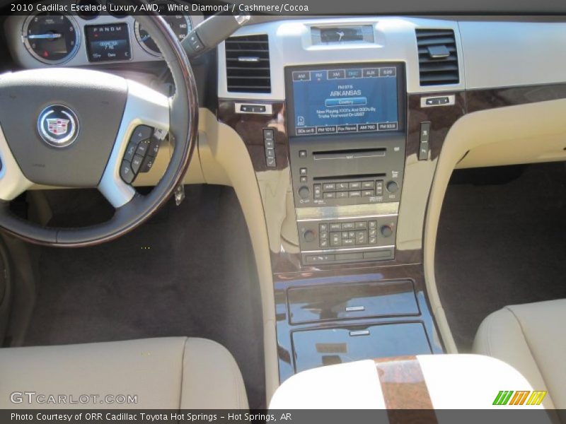 White Diamond / Cashmere/Cocoa 2010 Cadillac Escalade Luxury AWD