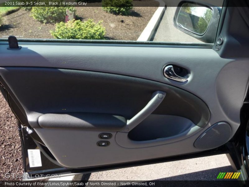 Black / Medium Gray 2001 Saab 9-5 Sedan