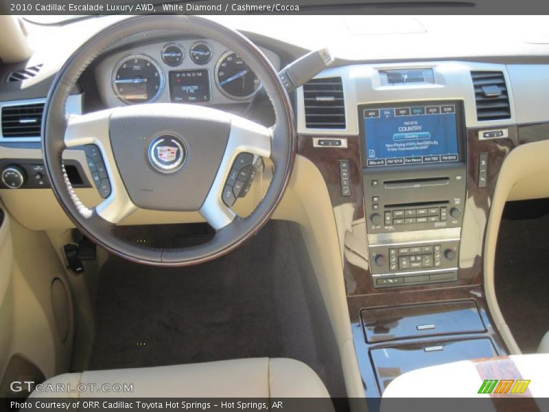 White Diamond / Cashmere/Cocoa 2010 Cadillac Escalade Luxury AWD