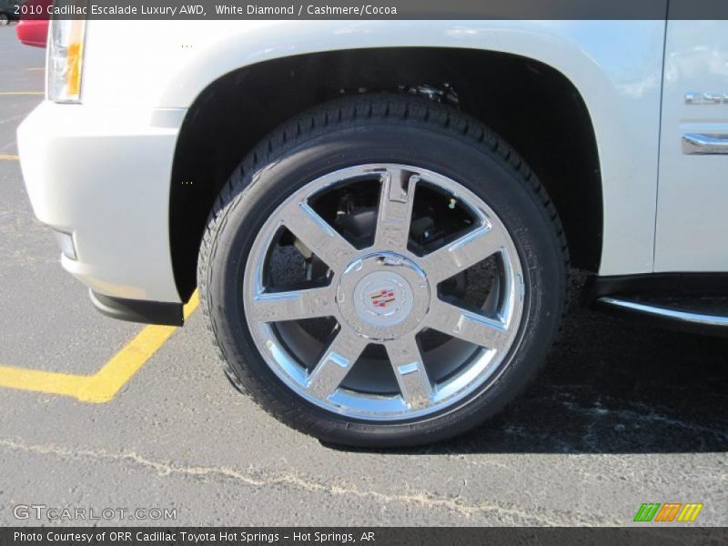 White Diamond / Cashmere/Cocoa 2010 Cadillac Escalade Luxury AWD