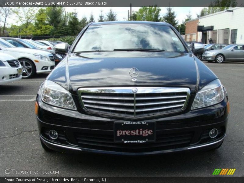 Black / Black 2008 Mercedes-Benz C 300 4Matic Luxury