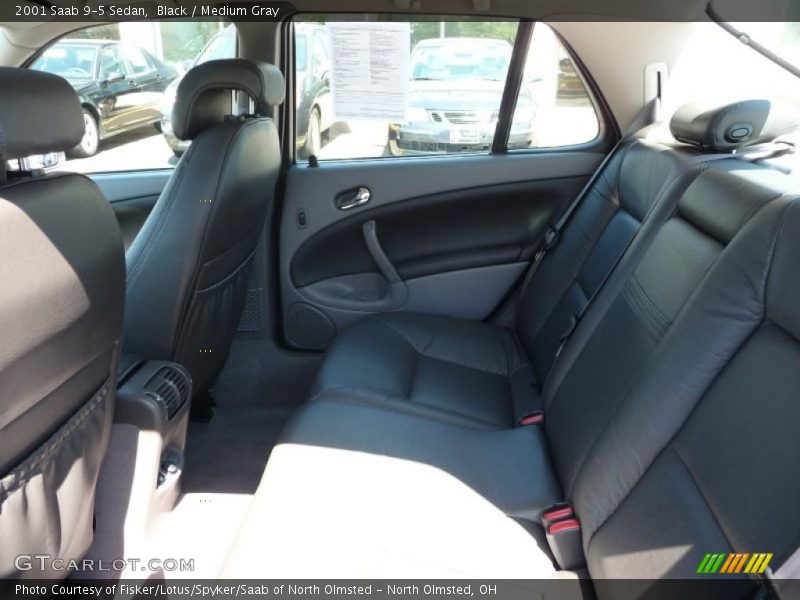Black / Medium Gray 2001 Saab 9-5 Sedan