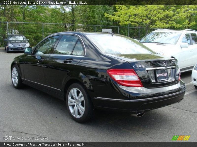 Black / Black 2008 Mercedes-Benz C 300 4Matic Luxury