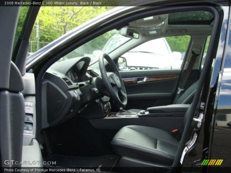 Black / Black 2008 Mercedes-Benz C 300 4Matic Luxury