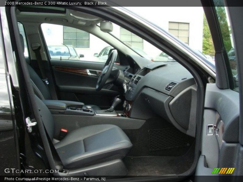 Black / Black 2008 Mercedes-Benz C 300 4Matic Luxury