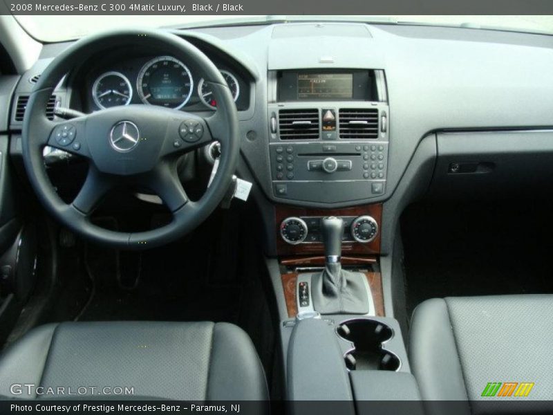 Black / Black 2008 Mercedes-Benz C 300 4Matic Luxury