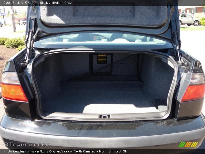Black / Medium Gray 2001 Saab 9-5 Sedan