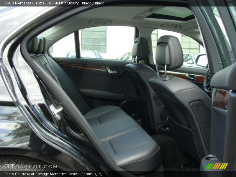 Black / Black 2008 Mercedes-Benz C 300 4Matic Luxury