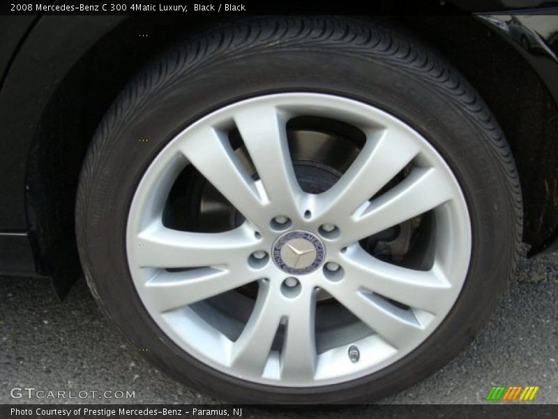 Black / Black 2008 Mercedes-Benz C 300 4Matic Luxury