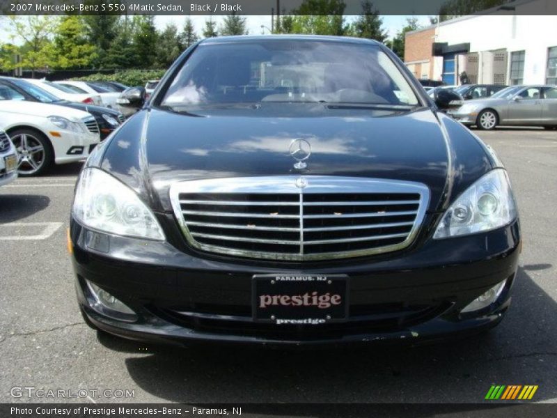 Black / Black 2007 Mercedes-Benz S 550 4Matic Sedan