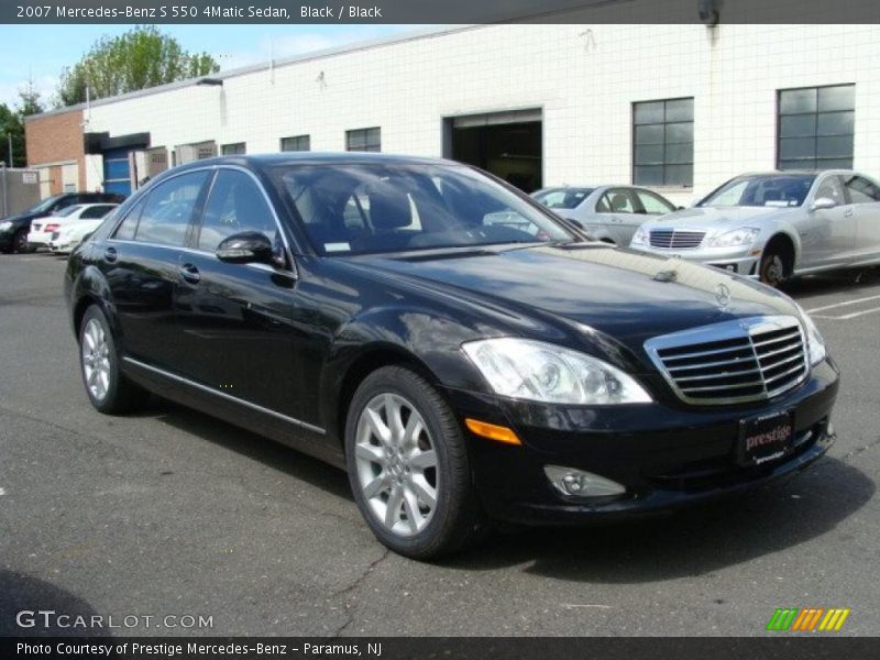 Black / Black 2007 Mercedes-Benz S 550 4Matic Sedan
