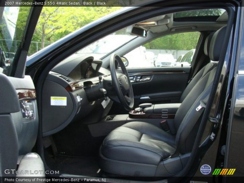 Black / Black 2007 Mercedes-Benz S 550 4Matic Sedan