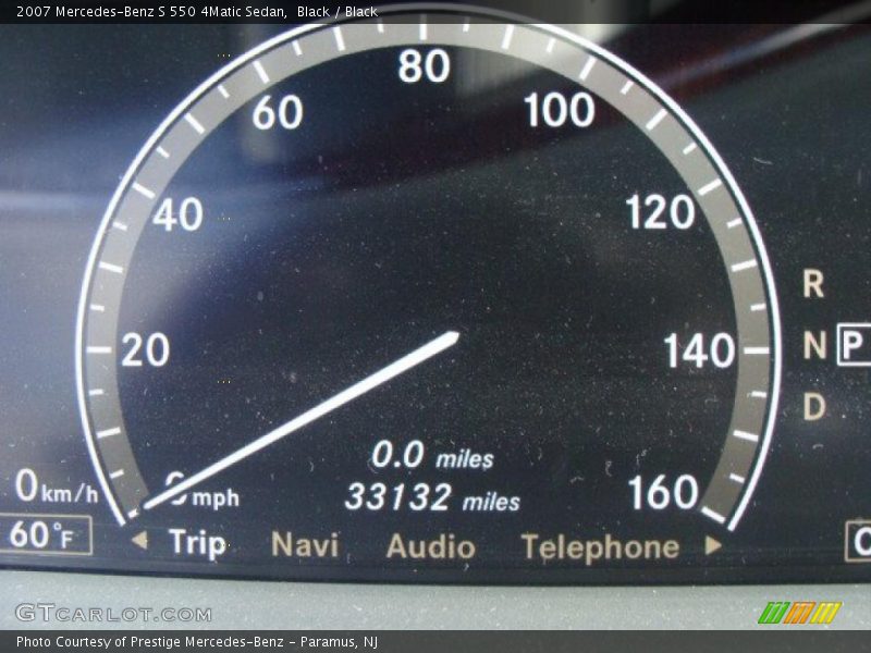 Black / Black 2007 Mercedes-Benz S 550 4Matic Sedan