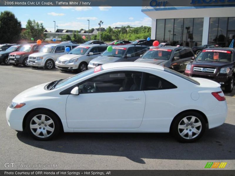 Taffeta White / Ivory 2006 Honda Civic LX Coupe