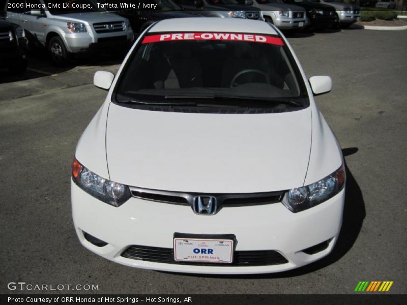 Taffeta White / Ivory 2006 Honda Civic LX Coupe