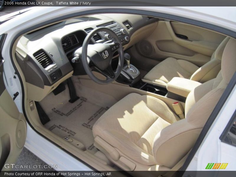 Taffeta White / Ivory 2006 Honda Civic LX Coupe