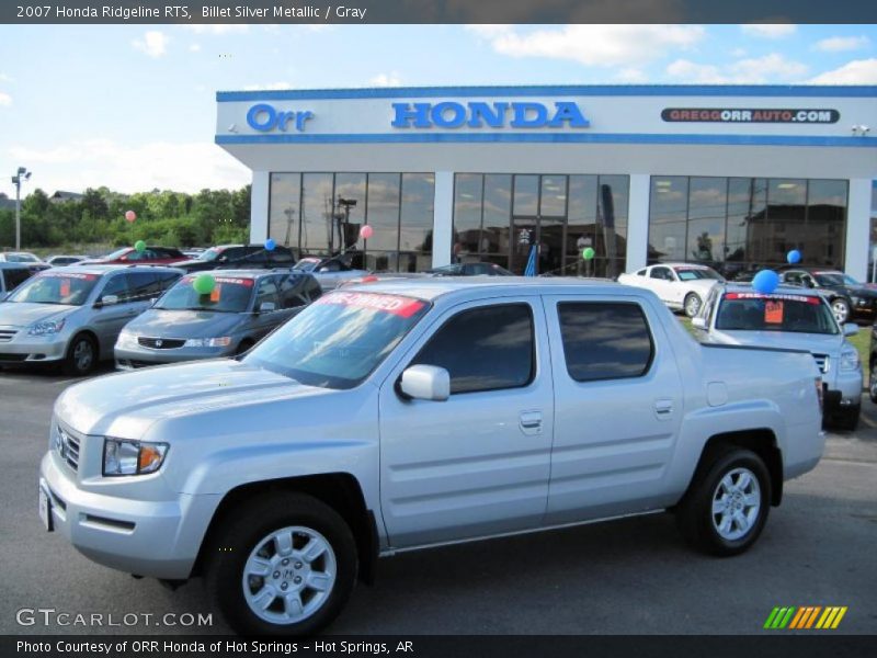 Billet Silver Metallic / Gray 2007 Honda Ridgeline RTS