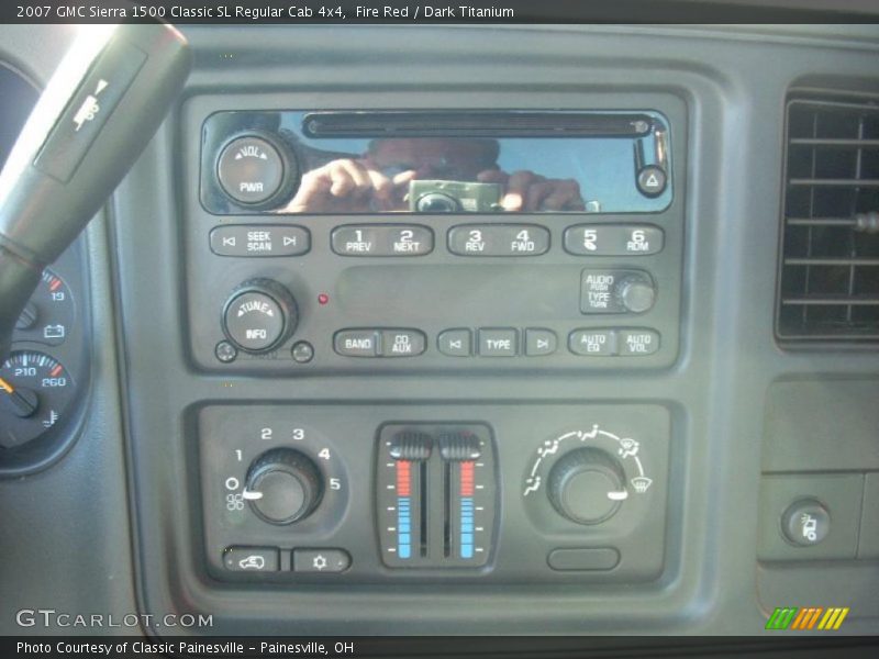 Fire Red / Dark Titanium 2007 GMC Sierra 1500 Classic SL Regular Cab 4x4