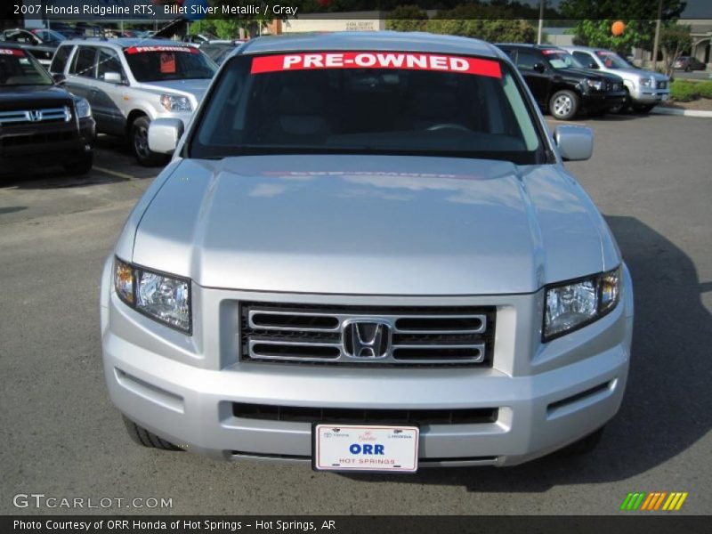 Billet Silver Metallic / Gray 2007 Honda Ridgeline RTS
