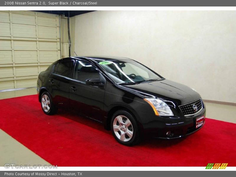Super Black / Charcoal/Steel 2008 Nissan Sentra 2.0