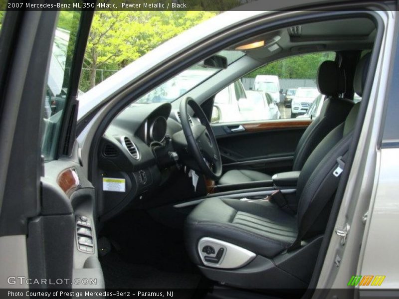 Pewter Metallic / Black 2007 Mercedes-Benz ML 350 4Matic
