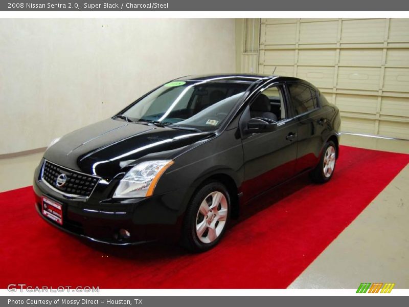 Super Black / Charcoal/Steel 2008 Nissan Sentra 2.0