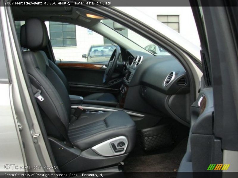 Pewter Metallic / Black 2007 Mercedes-Benz ML 350 4Matic