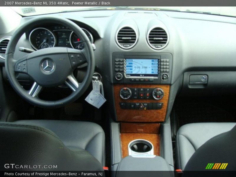 Pewter Metallic / Black 2007 Mercedes-Benz ML 350 4Matic