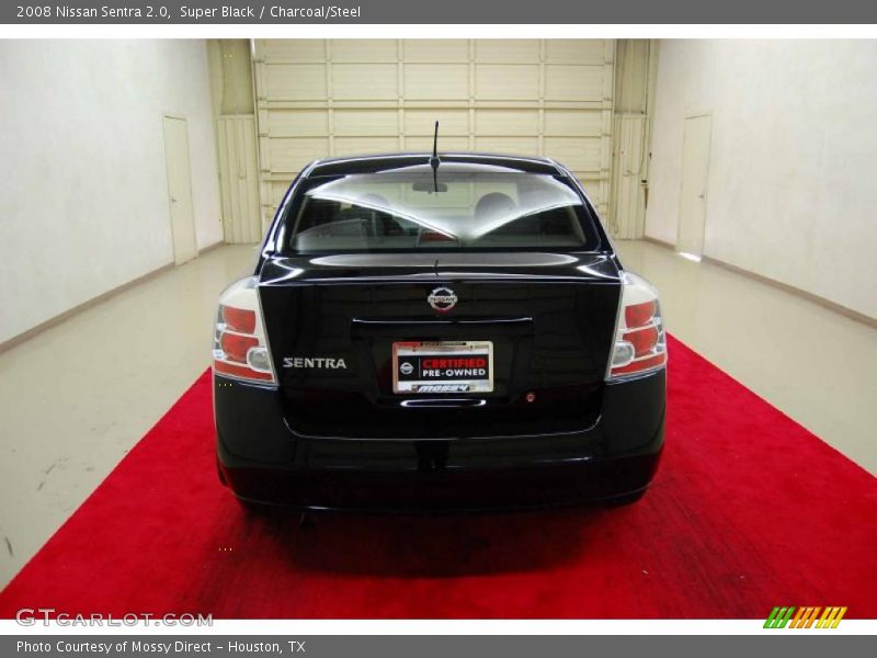 Super Black / Charcoal/Steel 2008 Nissan Sentra 2.0