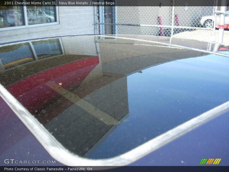 Navy Blue Metallic / Neutral Beige 2001 Chevrolet Monte Carlo SS