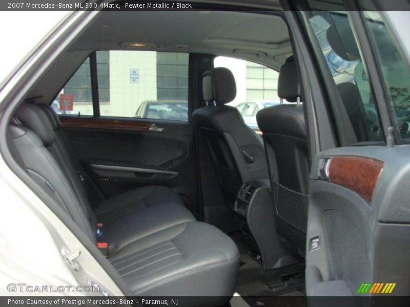 Pewter Metallic / Black 2007 Mercedes-Benz ML 350 4Matic