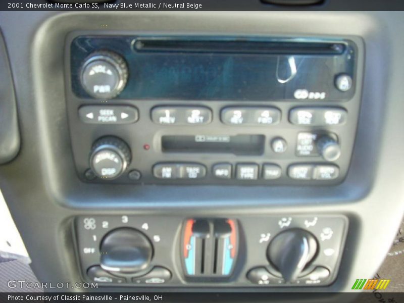 Navy Blue Metallic / Neutral Beige 2001 Chevrolet Monte Carlo SS