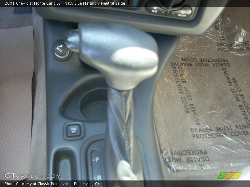 Navy Blue Metallic / Neutral Beige 2001 Chevrolet Monte Carlo SS