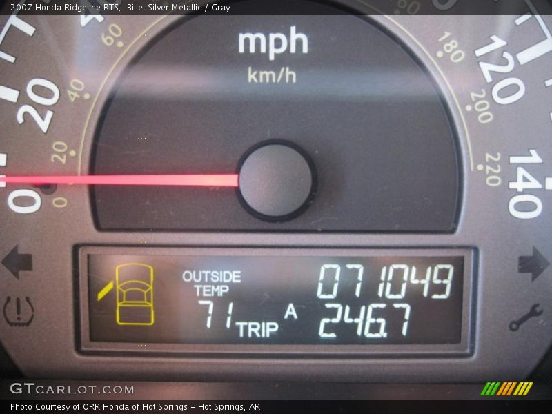 Billet Silver Metallic / Gray 2007 Honda Ridgeline RTS