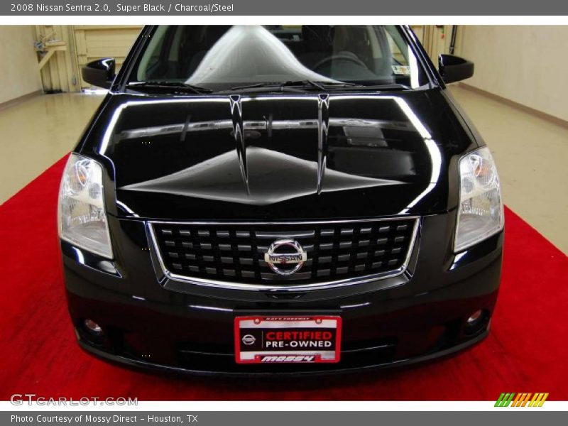 Super Black / Charcoal/Steel 2008 Nissan Sentra 2.0