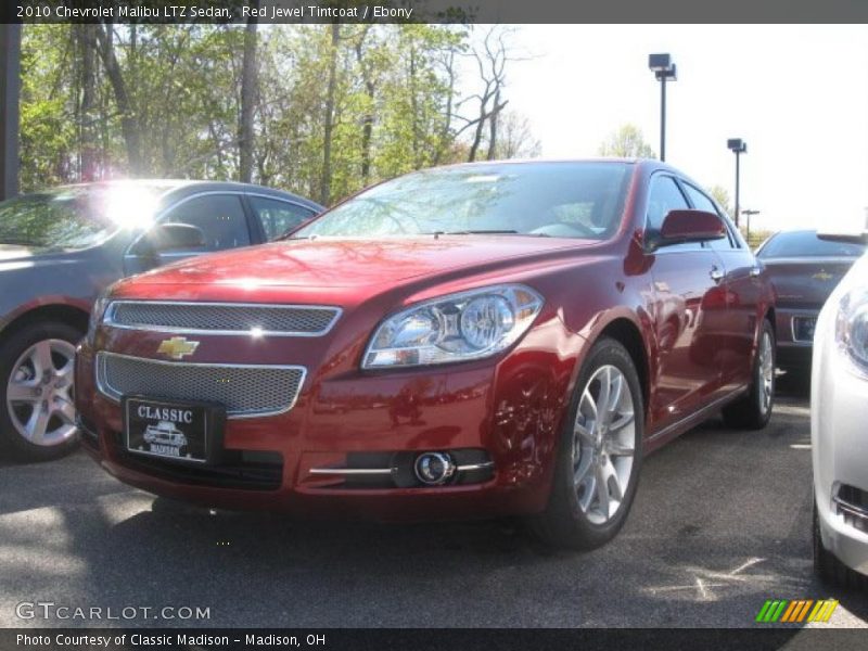 Red Jewel Tintcoat / Ebony 2010 Chevrolet Malibu LTZ Sedan