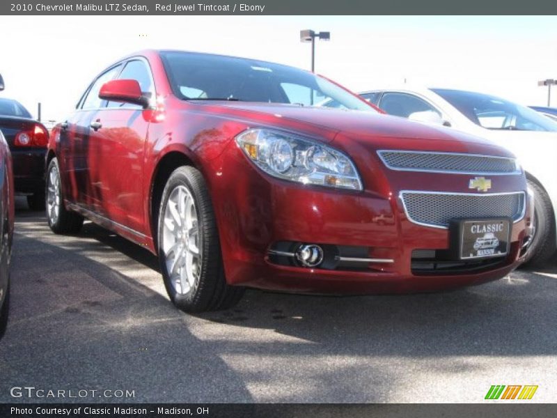 Red Jewel Tintcoat / Ebony 2010 Chevrolet Malibu LTZ Sedan