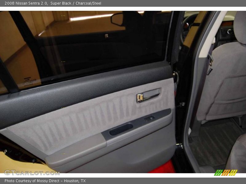 Super Black / Charcoal/Steel 2008 Nissan Sentra 2.0