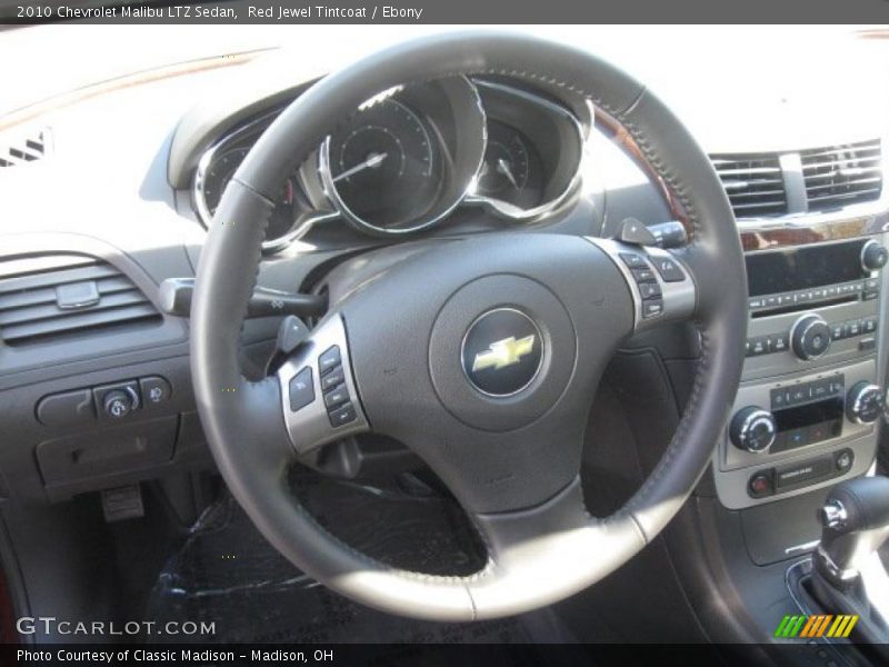 Red Jewel Tintcoat / Ebony 2010 Chevrolet Malibu LTZ Sedan