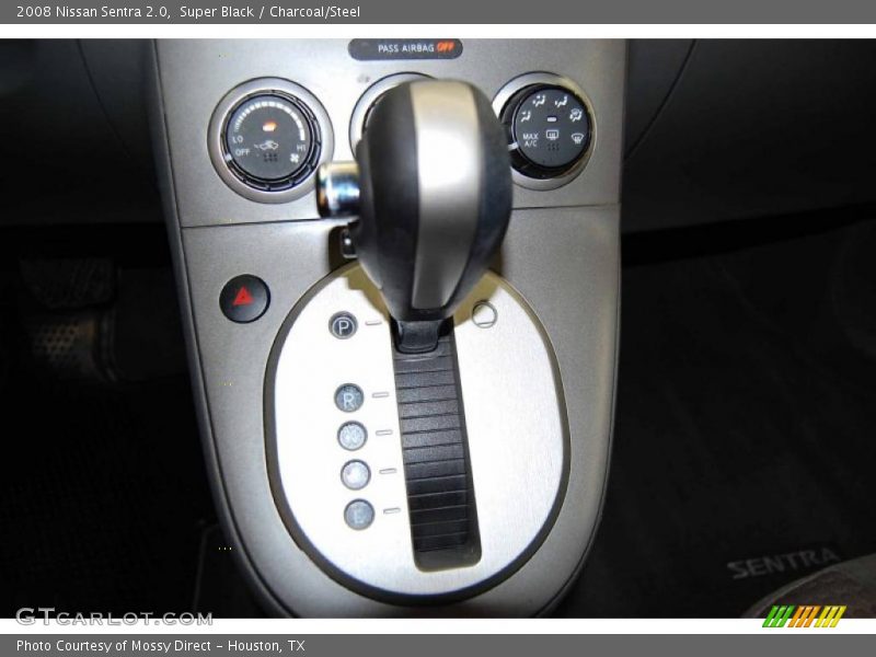Super Black / Charcoal/Steel 2008 Nissan Sentra 2.0