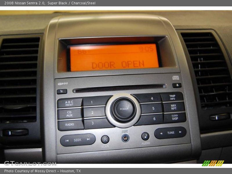 Super Black / Charcoal/Steel 2008 Nissan Sentra 2.0
