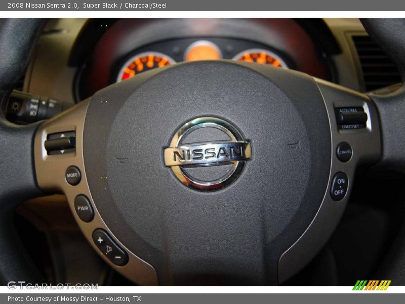 Super Black / Charcoal/Steel 2008 Nissan Sentra 2.0
