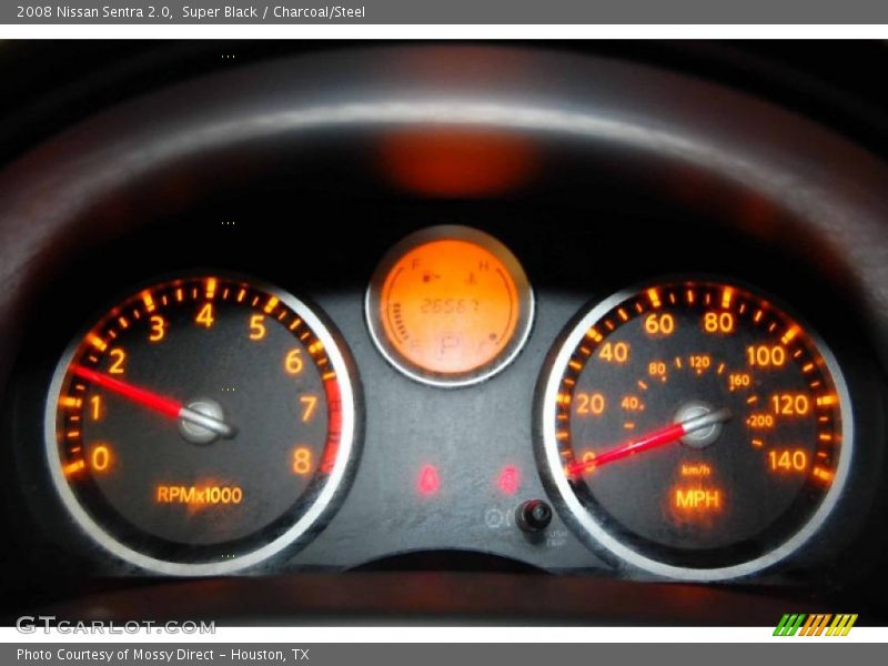 Super Black / Charcoal/Steel 2008 Nissan Sentra 2.0
