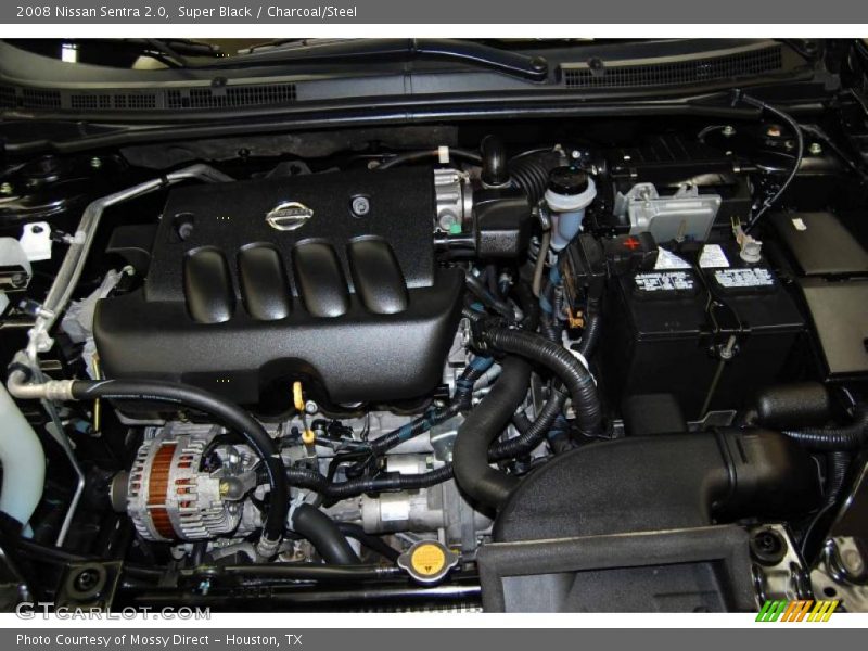 Super Black / Charcoal/Steel 2008 Nissan Sentra 2.0
